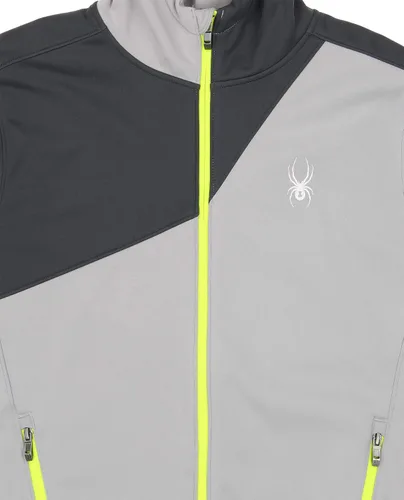 Vista 4 de Spyder Mens Hydroweb Hooded Softshell Jacket, Color Variation