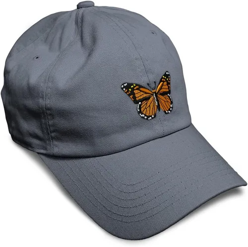 Vista 59 de Gorra de béisbol suave con diseño de mariposa monarca, con insectos, bordado de mariposa, de algodón, para hombres y mujeres