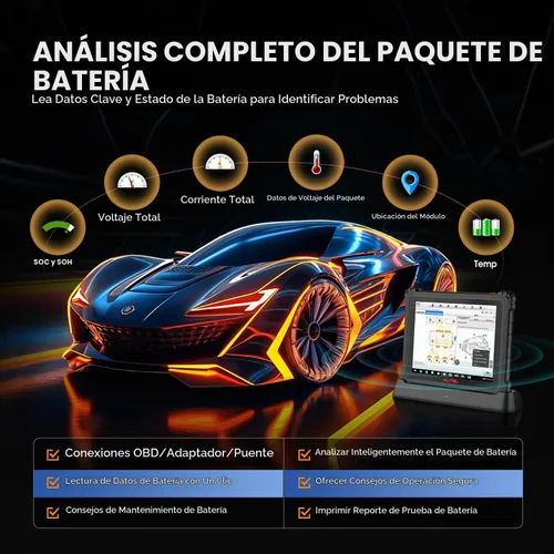 Vista 4 de Autel MaxiSYS Ultra EV Scanner: 2026 Top EV Ver. of Ultra S2 MSUltra MS909 S2 Intelligen Scan Diagnostic, High-Voltage System Battery Pack Analyze