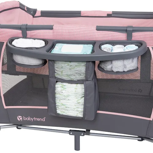 Vista 7 de Baby Trend Sistema de viaje Passport Cargo de bambú rosa con moisés Lil' Snooze Deluxe III