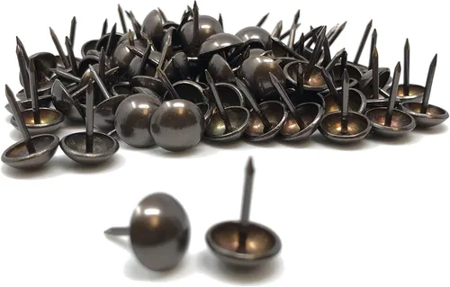 Vista 4 de DMSE – Tamaño mayorista 7/16" diámetro (0.433 in) hardware tapicería muebles decorativos Pulgar tachuelas clavos clavos 1000