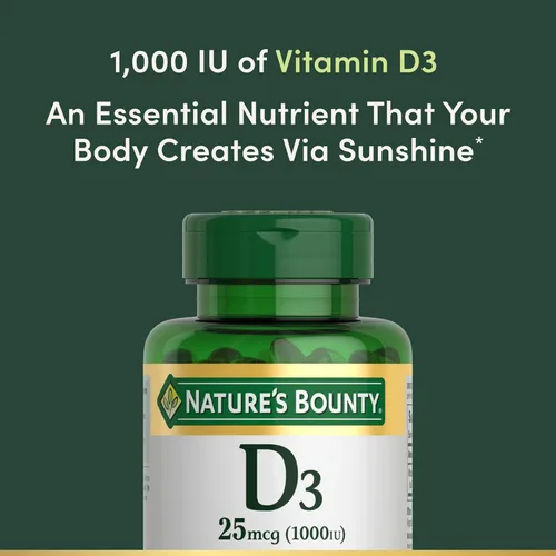 Vista 2 de Nature's Bounty Vitamina D3 1000 100 mg Geles blandos, 120