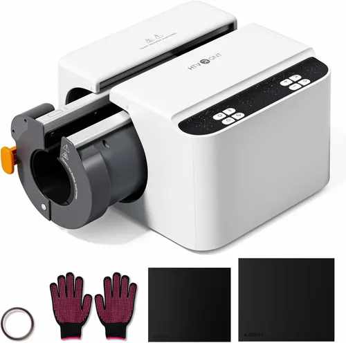 Vista 10 de HTVRONT Prensa de Calor Automática para Vasos - Máquina Prensadora de Calor para Vasos A200, Presión Ajustable y Accesorio de Placa de Calor