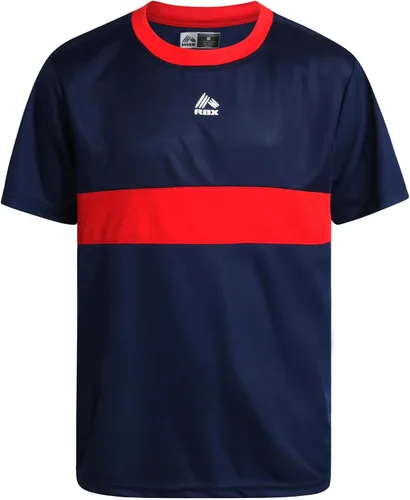 Vista 5 de RBX Conjunto de pantalones cortos activos para niños camiseta de rendimiento, camiseta sin mangas y pantalones cortos de gimnasio (4-12)