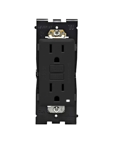 Vista 10 de Leviton Renu - Toma GFCI autocomprobada resistente a manipulaciones, 15 amperios, RGF15-CA, café con leche