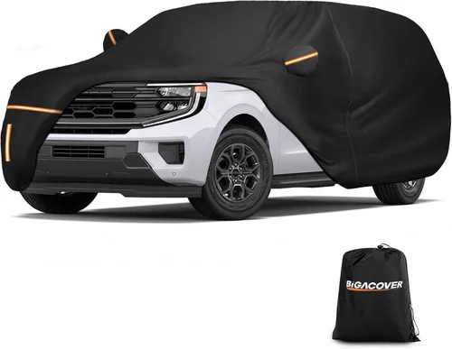 Vista 15 de Funda de coche para Toyota RAV4 2012-2025 XA30 XA40 XA50 impermeable forro de algodón PEVA cubierta exterior resistente al viento protección UV