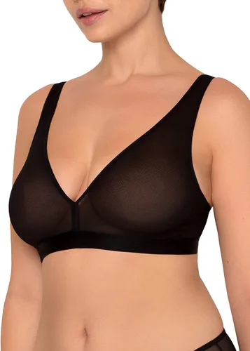 Vista 6 de Smart & Sexy Bralette de malla transparente para mujer