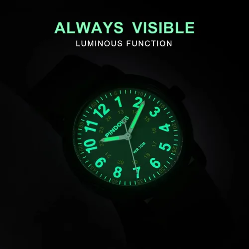 Vista 3 de PINDOWS Nurse Watch for Nurses, Doctors, Medical Professionals, Students, Easy to Read Waterproof Women's Men Medical Watch Luminous Dial 1224 Hour