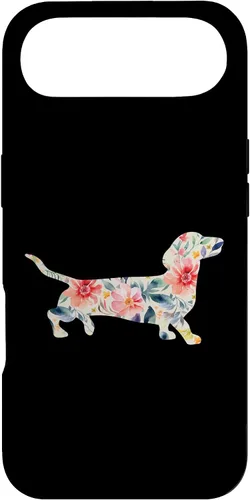 Vista 26 de Funda para perro salchicha floral para iPhone 12 mini