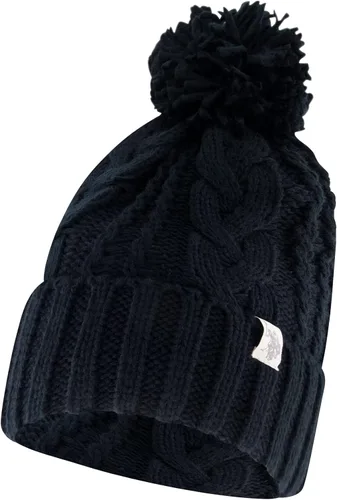 Vista 2 de U.S. Polo Assn. Beanie Hat and Scarf Set, Knit Winter Cap With Cable Iceland Pom and Infinity Scarf