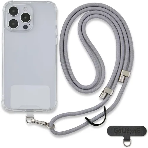 Vista 13 de Cordón universal para teléfono, correa cruzada antirrobo para iPhone 17 Pro Max y la mayoría de teléfonos inteligentes, soporte ajustable