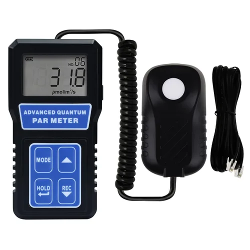Vista 10 de Medidor PAR para luces LED de crecimiento de alta precisión Sensor Quantum Medidor de luz Par Tester PPFD para medir la actividad fotosintética