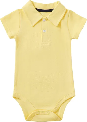 Vista 6 de ROMPERINBOX Mameluco de manga corta con cuello para bebé recién nacido, mono de piqué de malla de color sólido con burbujas Negro
