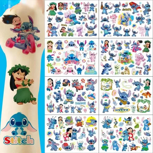 Vista 7 de Mejora tu estilo con nuestro juego de mercancía Stitch - Completo con bolsa de cordón, calcomanías, cordón, más, Style-1, Ajustable