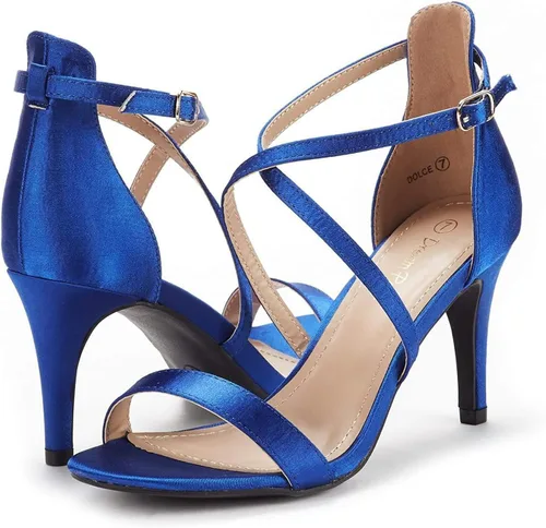 Vista 3 de Dream Pairs - Sandalias de tacón con punta abierta Dolce Fashion para mujer