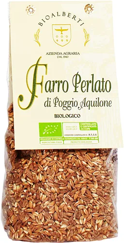 Vista 10 de Orzo de cebada orgánica - Granja familiar Bio Alberti, Poggio Aquilone, Umbría - 14.1 oz