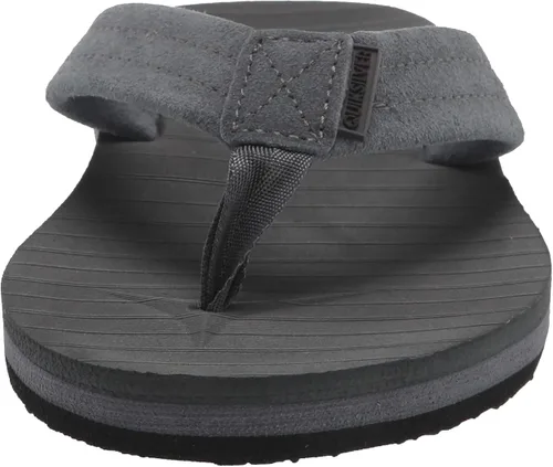 Vista 2 de Quiksilver Men's Carver Suede 3 Point Flip Flop Athletic Sandal
