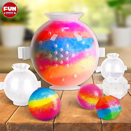 Vista 2 de FunKidz - Kit de bolas inflables grandes para niños, kit de fabricación de pelotas mágicas para manualidades, proyectos de ciencia y actividades
