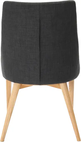 Vista 6 de Silla de comedor de ratán girasol L-C312DG 1 par (gris oscuro)