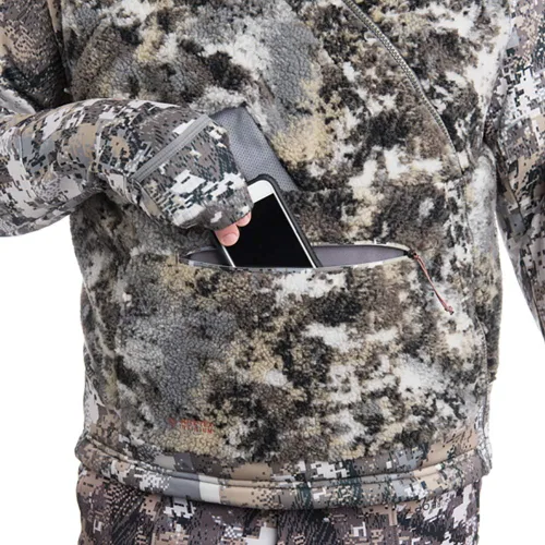 Vista 5 de Sitka Optifade Elevated II - Chaleco de caza con aislamiento silencioso para hombre