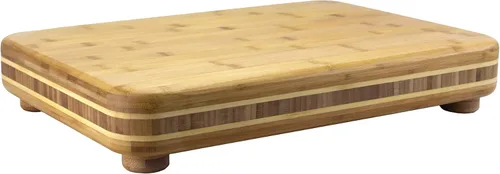 Vista 7 de Totally Bamboo Pro Board - Tabla de cortar y tallar de bambú, 16" x 16" x 2