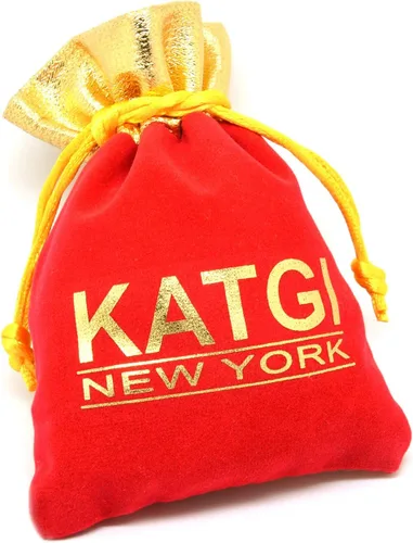 Vista 4 de KATGI Collar con colgante de cristal austríaco con forma de ángel y lágrima