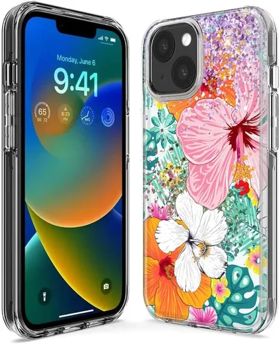 Vista 2 de MUNDAZE Funda para Apple iPhone 15 Pro Max, delgada, híbrida, a prueba de golpes, carcasa rígida de poliuretano termoplástico suave, resistente