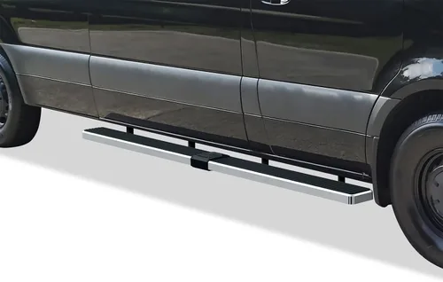 Vista 14 de APS Barra de escalón trasera de 5 pulgadas, color negro mate compatible con Dodge Sprinter 2007-2009 Van de tamaño completo y Mercedes-Benz Sprinter