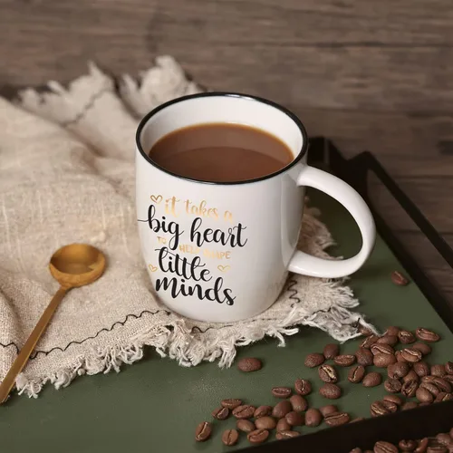 Vista 2 de CARAKNOTS Regalos de Apreciación para Profesoras Taza de Café Regalos para Profesores para el Día de San Valentín Cumpleaños Graduación Navidad