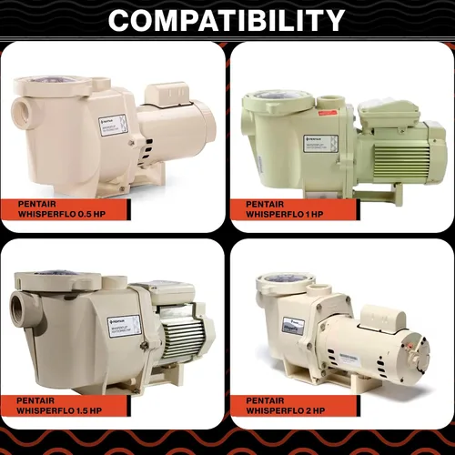 Vista 5 de Swimables Reemplazo completo de extremo húmedo compatible con bomba de piscina Pentair 357149 Funciona en todas las Whisperflo de 0.5 HP - 2 HP