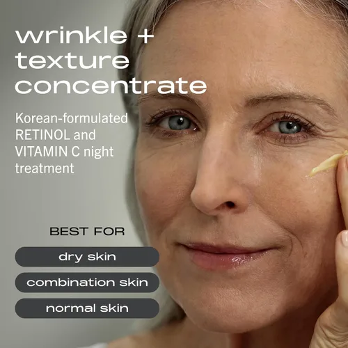 Vista 2 de MATTER OF FACT Concentrado antiarrugas y textura, suero antienvejecimiento para el cuidado de la piel con retinol y vitamina C para una piel más