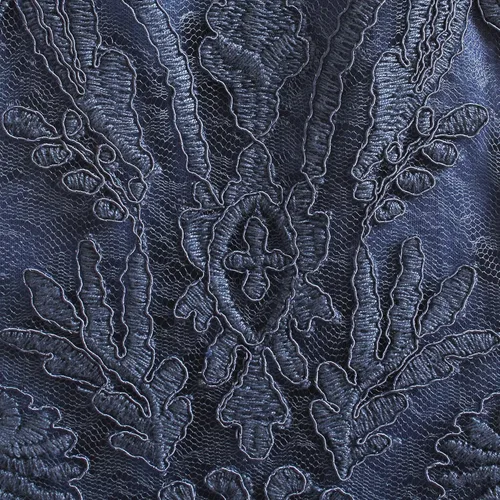 Vista 3 de Alex Evenings Vestido bordado de longitud media para mujer