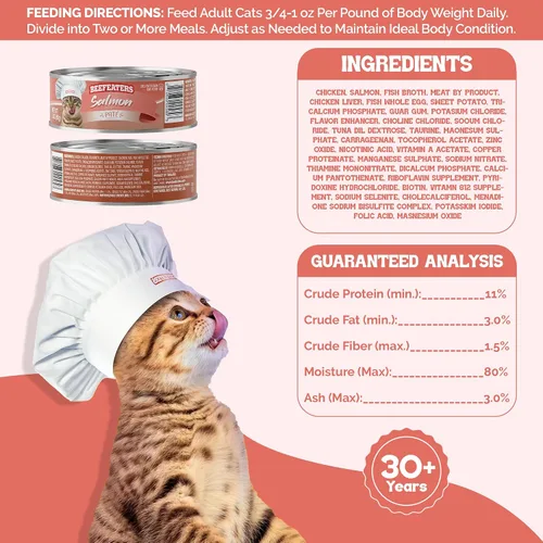 Vista 18 de Beefeaters Chicken Pate - Alimento húmedo para gatos, 3 onzas (paquete de 24 unidades), alimento húmedo para adultos con taurina, alimento húmedo