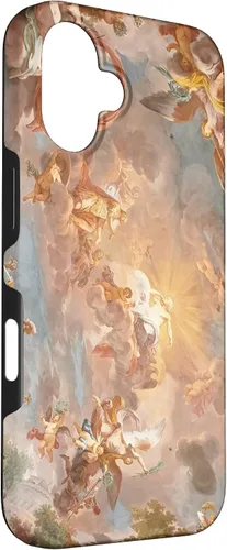 Vista 3 de Funda para iPhone 16, diseño de historia del arte renacentista, diseño de Michelangelo Sky
