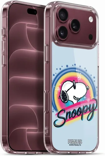 Vista 162 de Head Case Designs Funda de gel con licencia oficial de Peanuts Beach Surf Snoopy Boardwalk Airbrush [protección de grado militar] compatible