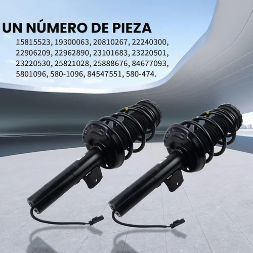 Vista 4 de 5801096 Conjunto de amortiguadores delanteros compatible con Cadillac XTS 3.6L 2013-2019