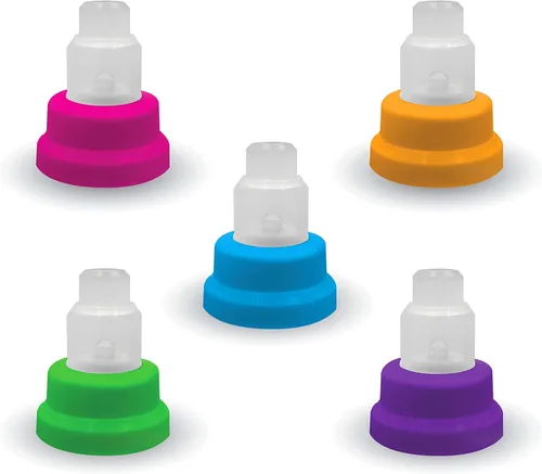 Vista 2 de BEST PARTY EVER! Cake Brites - Portavelas intermitentes, luces de pastel de cumpleaños que cambian de color para velas, convierte cualquier pastel