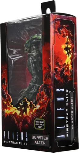 Vista 3 de NECA - Figura de acción Aliens Fireteam Elite Burster Alien de 7 pulgadas