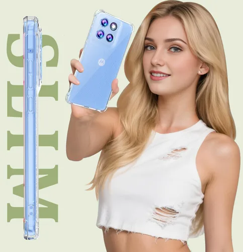 Vista 8 de Funda 5G para Motorola Moto G Stylus 2025/2026 con protector de pantalla de vidrio templado, TPU suave y flexible, ajuste delgado, a prueba