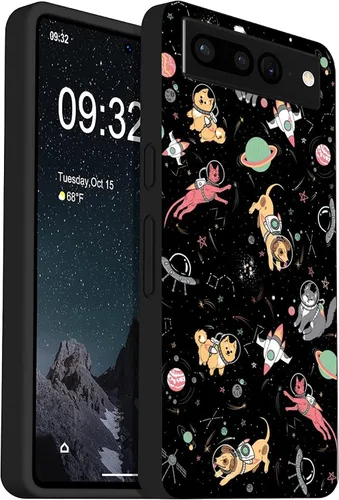 Vista 7 de Funda protectora de TPU compatible con Google Pixel 6, diseño botánico hippie groovy vintage abstracto a prueba de golpes con diseño único