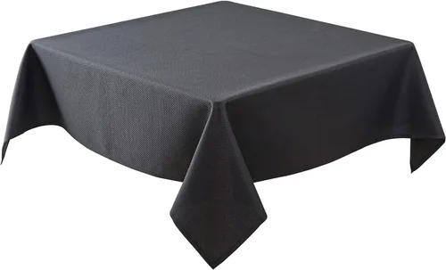 Vista 73 de Biscaynebay Auqa - Mantel cuadrado de 54 x 54 pulgadas, mantel de tela con tarjeta azul Auqa, pequeño, plegable, resistente al agua, para cocina