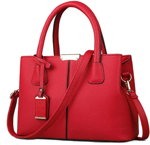 Vista 3 de Bolso de mano con clase para mujer, bolso de mano con asa