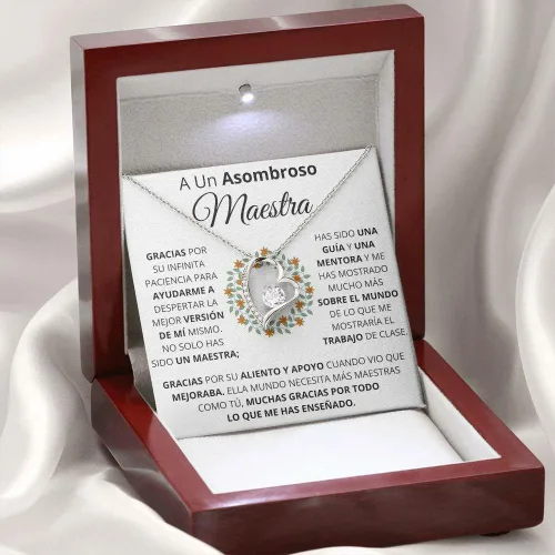 Vista 4 de Regalo Para Maestra - Regalos Para Maestras Personalizados, Accesorios Para Mujer Joyeria, Joyeria De Oro 14k Para Mujer En Oferta, Juego De