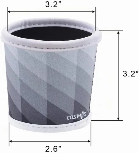 Vista 3 de CM Funda reutilizable para taza de café, funda aislante de neopreno resistente al calor, para café, té, bebidas frías y calientes