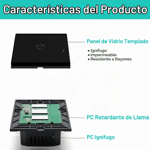Vista 7 de BSEED - Interruptor de luz inteligente, interruptor táctil WiFi de 1 vía con control de aplicación Smart Life y función de temporización