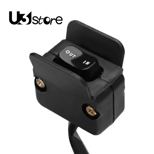 Vista 5 de Interruptor de pulgar basculante de cabrestante de 12 V con soporte de montaje, interruptor de control de barra de mango para KFI, WARN, Ramsey