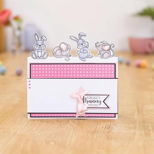 Vista 3 de Juegos de sellos y troqueles transparentes para hacer tarjetas, plantillas cortadas para álbumes de recortes, álbum de fotos, plantilla de estampado
