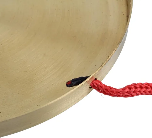 Vista 5 de Yibuy 5.906 in Instrumentos de latón Platillos de cobre Opera Gong con Ronda Play Hammer Drumstick