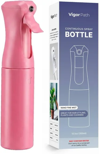 Vista 9 de VIGOR PATH Botella de spray continuo para el cabello – Mister de niebla fina para peinar el cabello, limpieza, plantas, mascotas, barberos, salones
