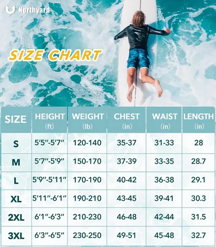 Vista 6 de NORTHYARD Men's UPF 50+ Hoodie Shirts Rash Guard Long Sleeve Sun Protection SPF Swim Shirt UV for Running Hiking Fishing